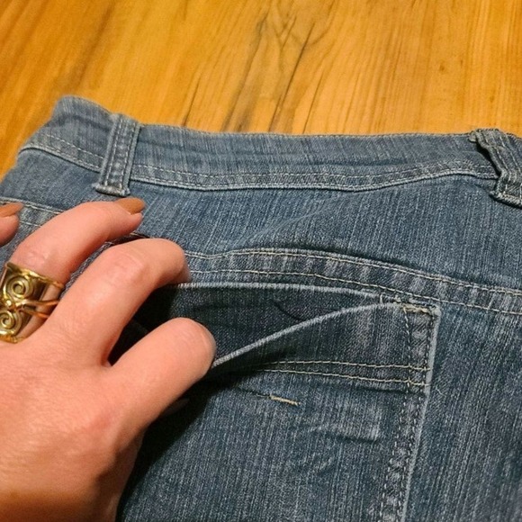 Plus denim shorts Jean Shorts Plus Size Denim - Picture 3 of 5